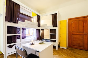 Shared Dormitory, Mixed Dorm (8 guests) | Desk, iron/ironing board, free WiFi - Sun City Hostel 2 (Kyiv)