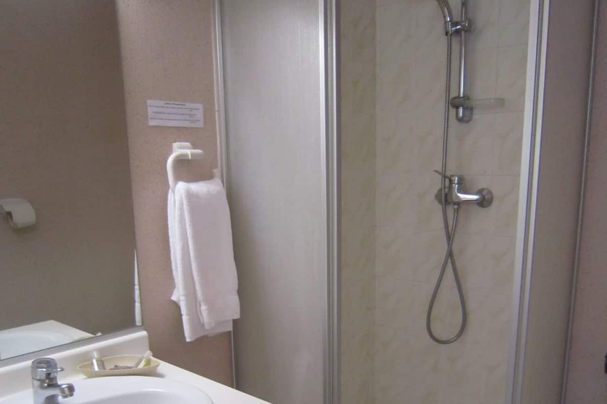 Free toiletries, hair dryer, towels