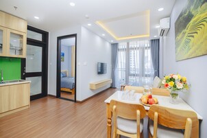 Apartment, 1 Bedroom, Balcony | Private kitchen