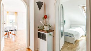 公寓 (Haus 2, 2. Stock, links) | 熨斗/熨衣板、免費無線上網、獨特裝潢、布置獨特