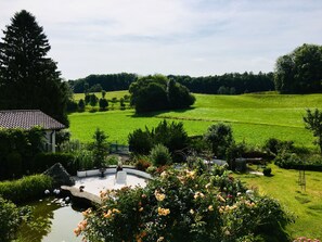 Blick auf den Garten