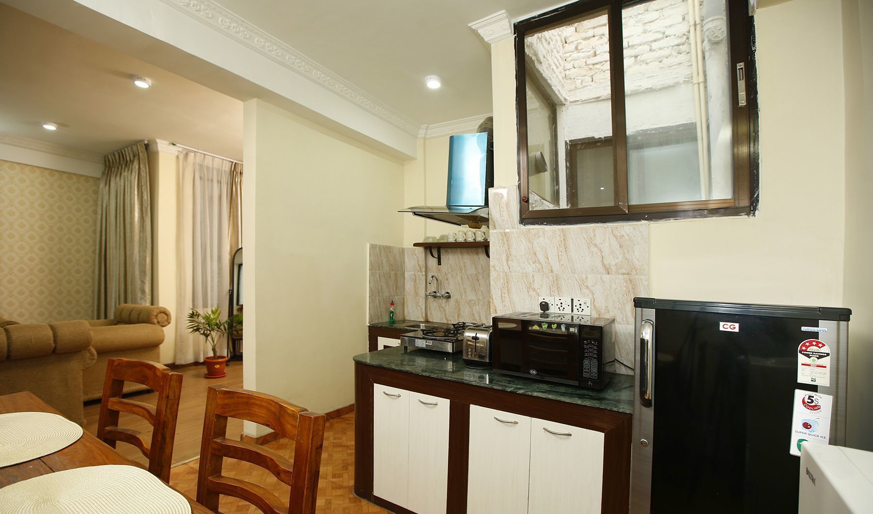 Căn hộ, 2 phòng ngủ, không hút thuốc | Bếp riêng | Tủ lạnh, lò vi sóng, bếp nấu, ấm điện 