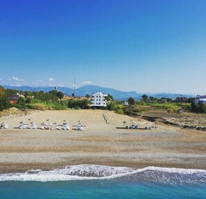 Majoituspaikan julkisivu