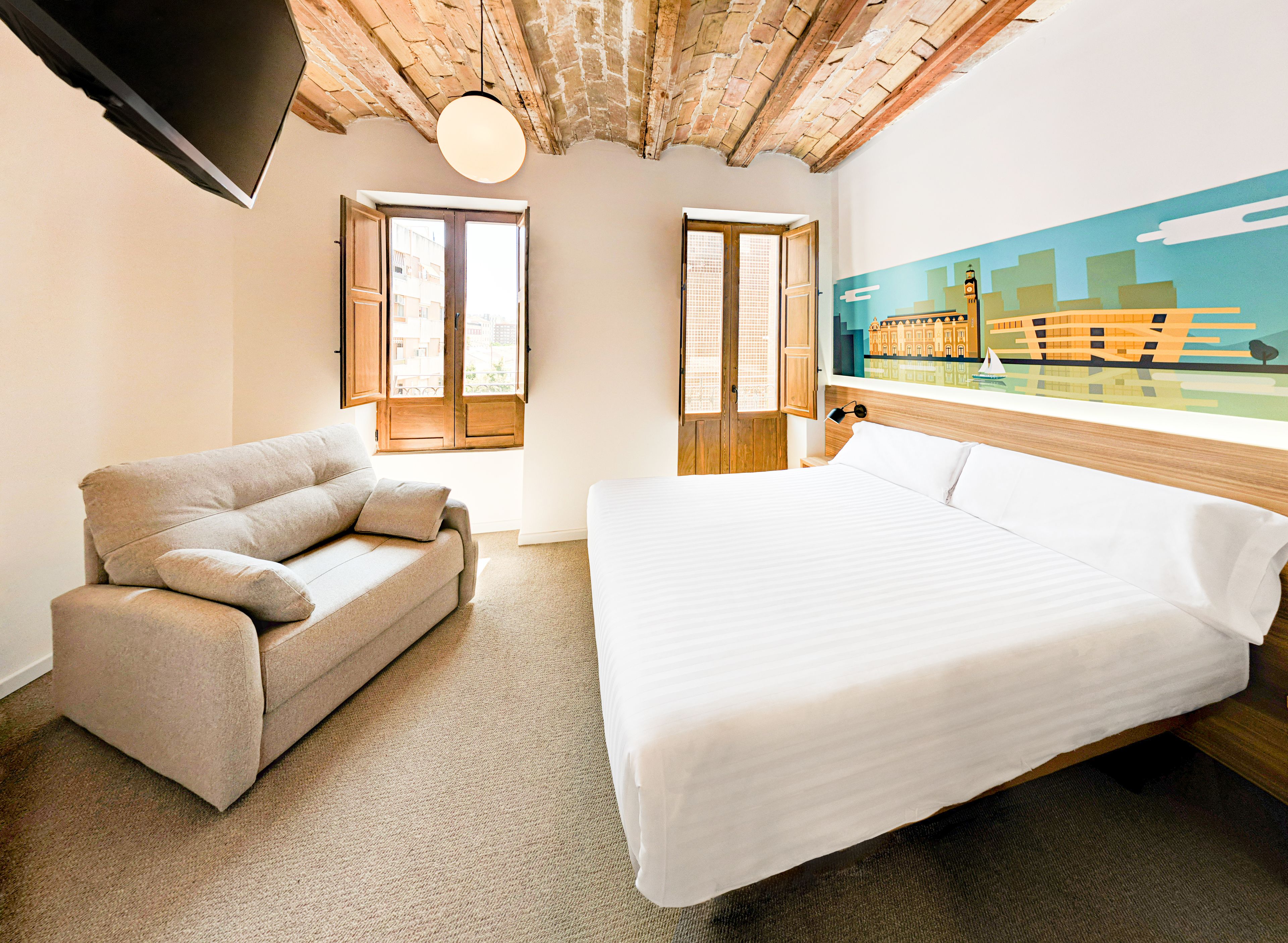 double room | down duvets, memory-foam beds, free wifi, bed sheets