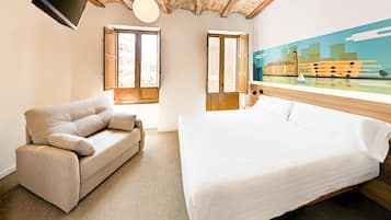 Tweepersoonskamer | Donzen dekbedden, bedden met traagschuimmatras, gratis wifi, beddengoed