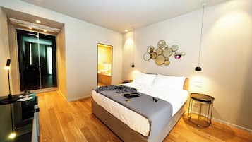 Chambre Deluxe Double ou avec lits jumeaux | Draps en coton égyptien, literie de qualité supérieure