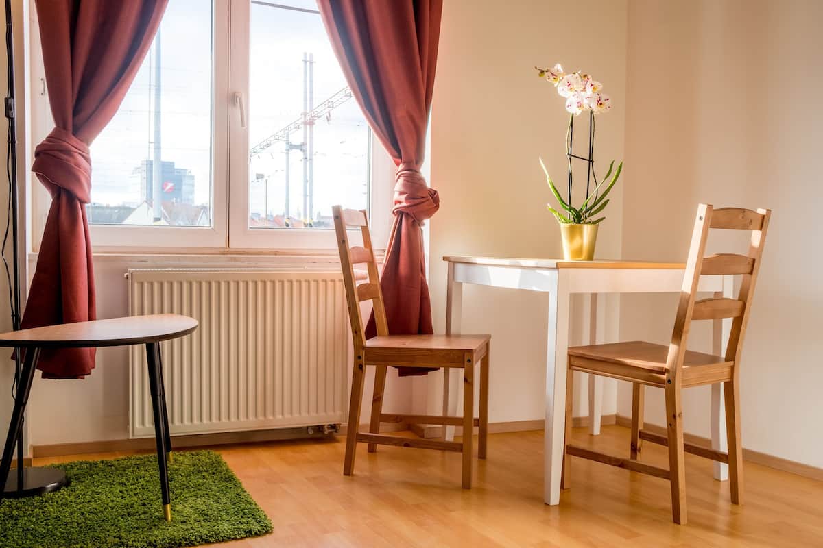 Estudio City, 1 cama doble (3) | Zona de estar | Una televisión de pantalla plana