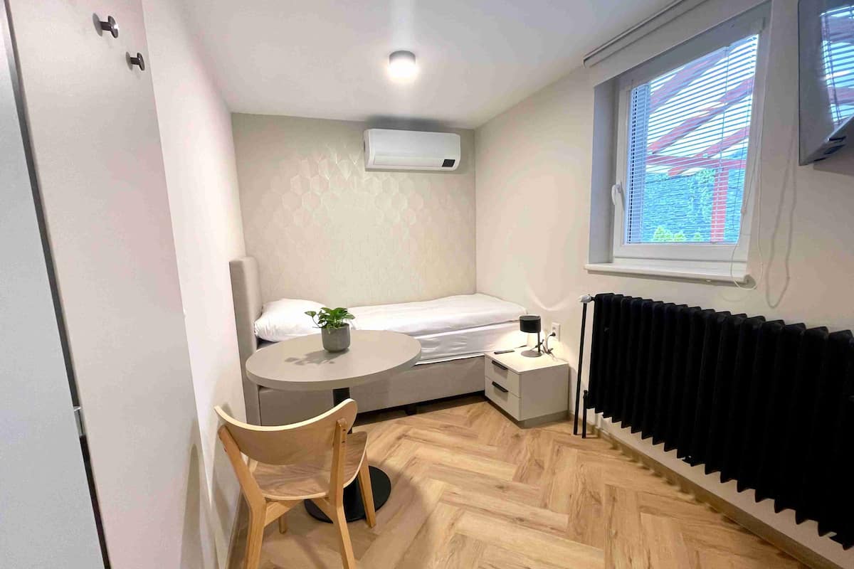 Estudio superior, no fumadores, cocina (6) | 1 dormitorio, espacio para trabajar con un portátil, cortinas opacas
