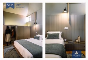 Panoramic Apartment, 1 Bedroom, Terrace | 2 bilik tidur, katil Select Comfort, dihias secara berasingan 