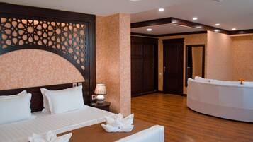 Deluxe Double Room, City View | Premium bedding, minibar, individually decorated, individually furnished