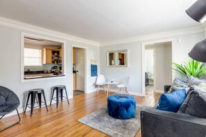 Light & Airy Family Home, Inside Upscale Community | Living room - Light & Airy Family Home (Atlanta)