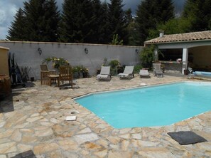Seasonal outdoor pool