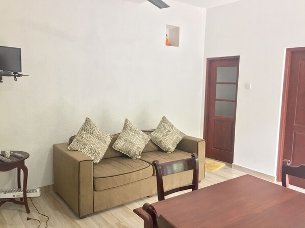 Villa with Double and Single Room | Living area