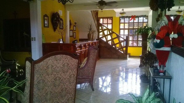 Sala de estar en el lobby