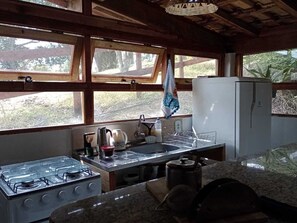 Cabana conforto | Cozinha privada