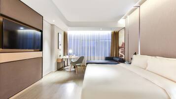 Room | Blackout drapes, free WiFi, bed sheets