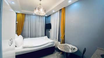 1 bedroom, premium bedding, desk, iron/ironing board
