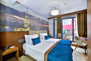 Grand Room | In-room safe, blackout curtains, soundproofing, free WiFi - The Tango Hotel Taksim (Istanbul)