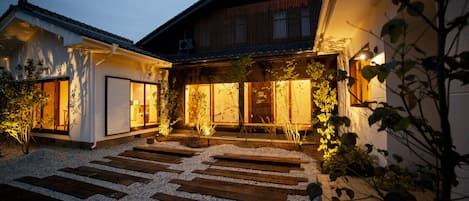 Front of property - evening/night