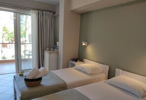 Chambre Deluxe double ou avec lits jumeaux | Draps en coton égyptien, literie de qualité