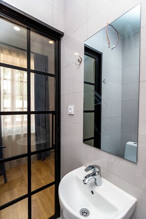 Basic Double or Twin Room | Bathroom | Shower, free toiletries - Hotel Grape House (Tbilisi)