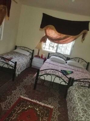 Family Double or Twin Room, Multiple Bedrooms, Mountainside | In-room safe, soundproofing, free WiFi, bed sheets - Youth guest house (Wadi Musa)