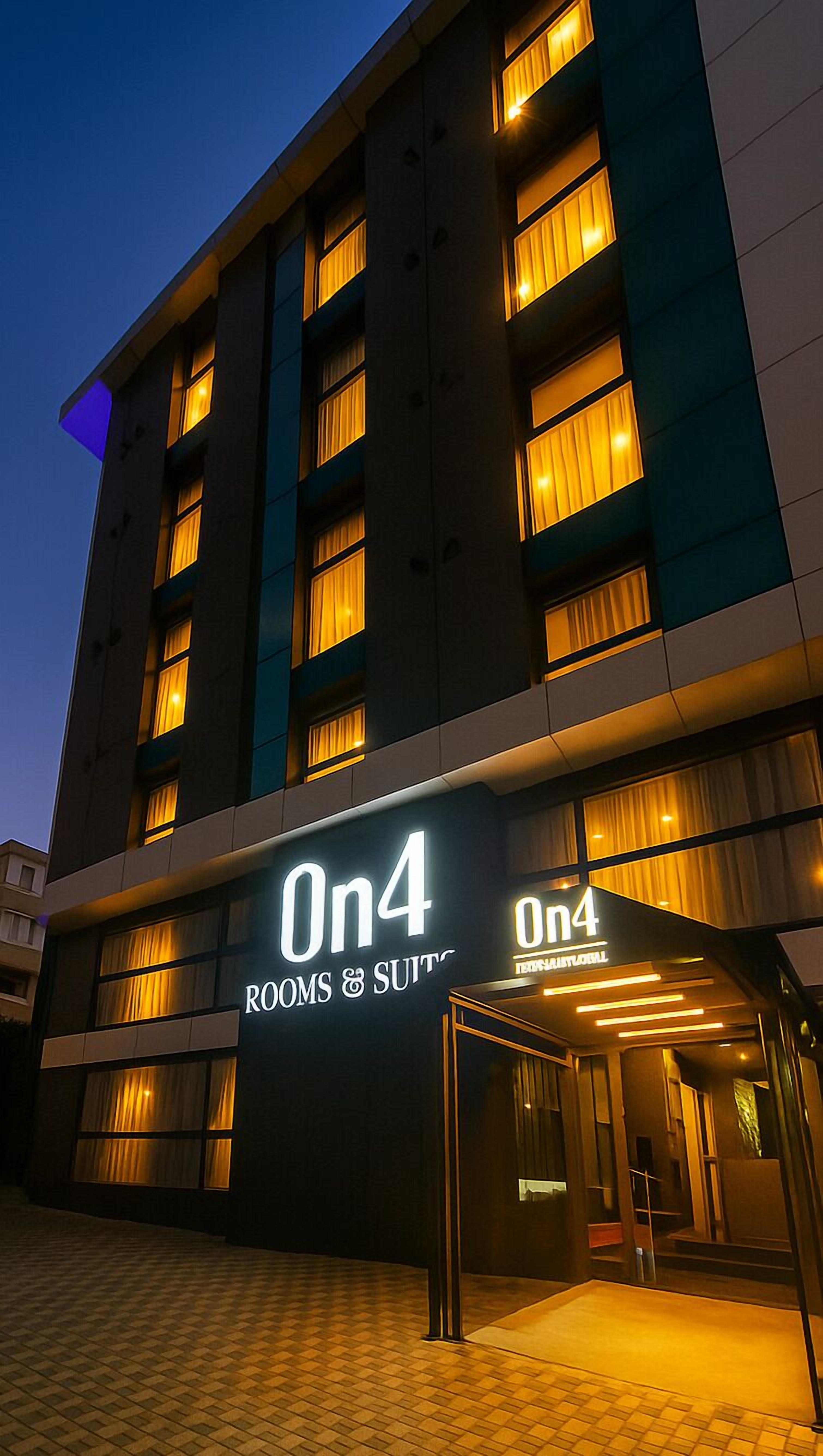 Fassade der Unterkunft