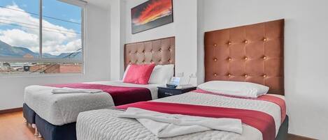 Wi-Fi de cortesia, roupa de cama