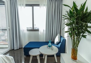 Deluxe-Doppelzimmer | Blick auf die Straße