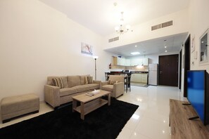 Apartment | Living room - Signature Holiday Home-Elite Residence 1 (Dubai)