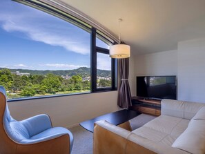 Chambre Deluxe avec lits jumeaux (B) | Coin séjour