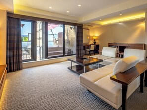 Phòng 2 giường đơn Deluxe (A with Open Air Bath) | Bộ đồ giường cao cấp, chăn bông, minibar, két bảo mật tại phòng 