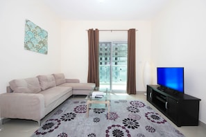Apartment | Living room - Signature Holiday Home - Red Residence (Dubai)