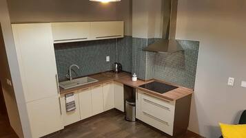 Apartment, 1 Bedroom, Kitchen, City View | In-room dining