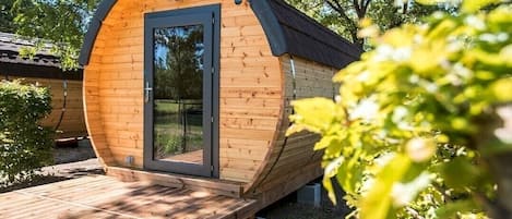 Chalet, Seeblick, Seeseite | 1 Schlafzimmer, hochwertige Bettwaren, Bügeleisen/Bügelbrett