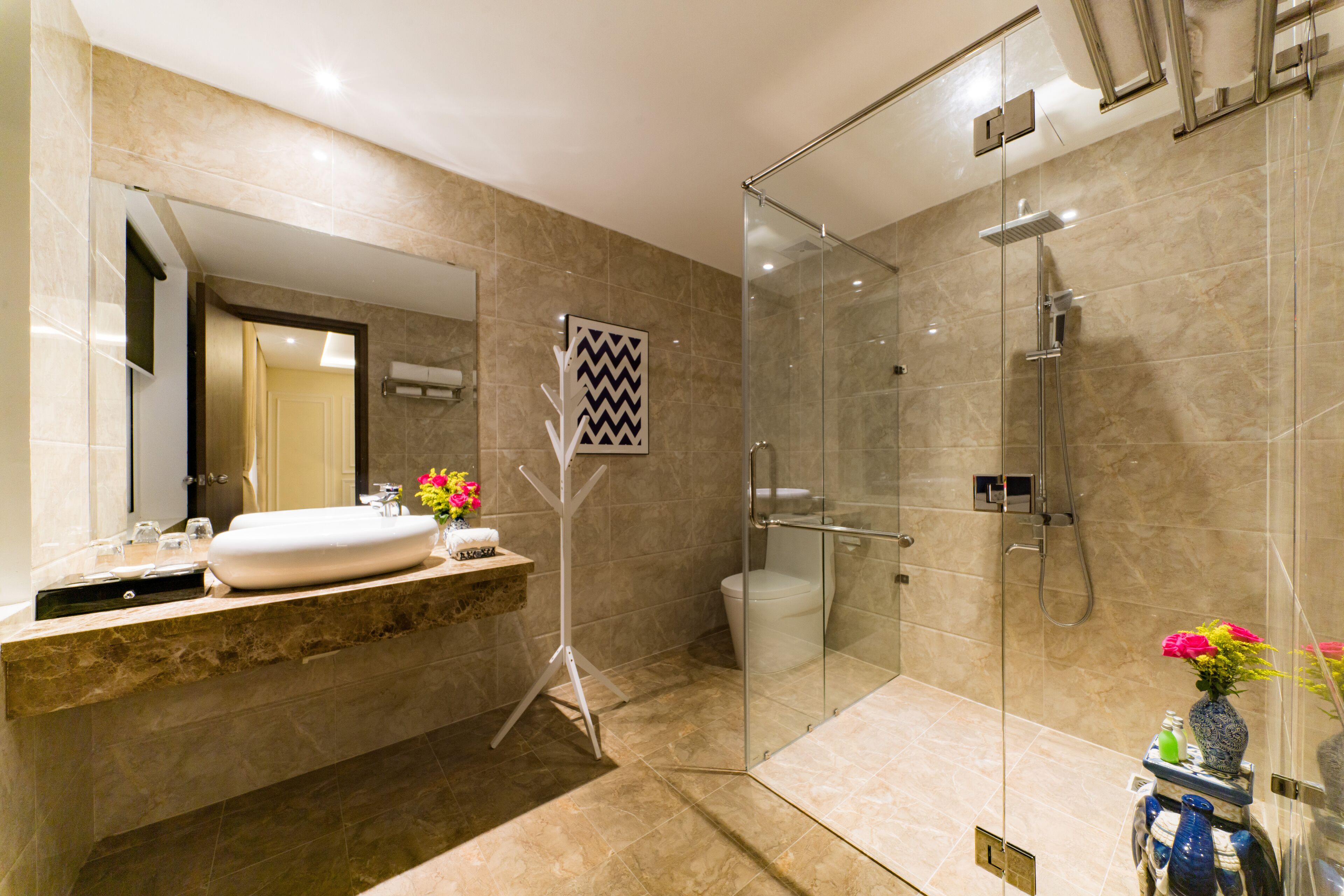 classic studio suite | bathroom | free toiletries, hair dryer, dressing gowns, slippers