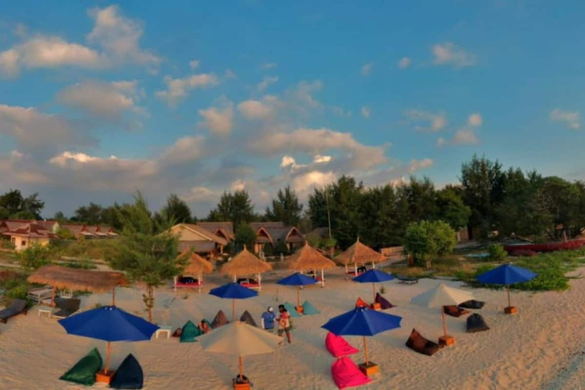 Vue sur la plage/l’océan
