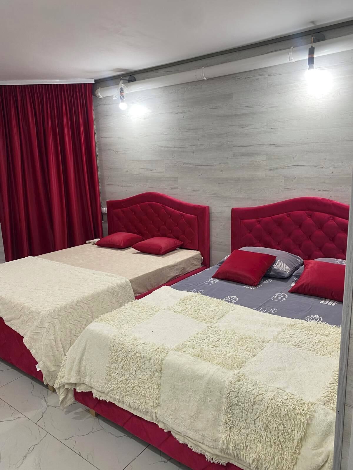 Premium bedding, soundproofing, free WiFi, bed sheets