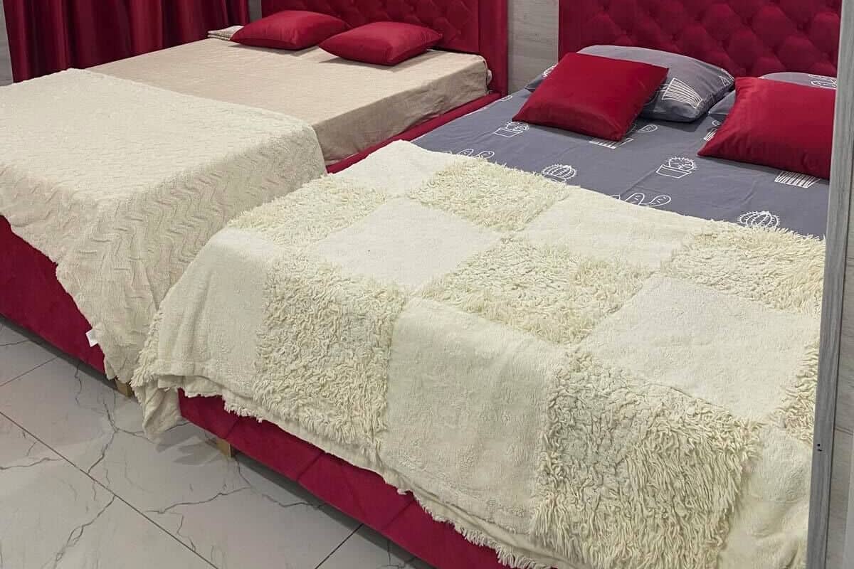 Premium bedding, soundproofing, free WiFi, bed sheets