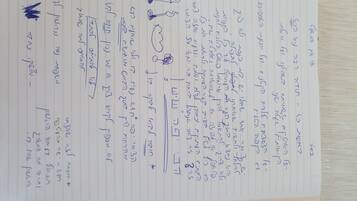 A handwritten note on lined paper with text and drawings, including a star and a squiggly line.