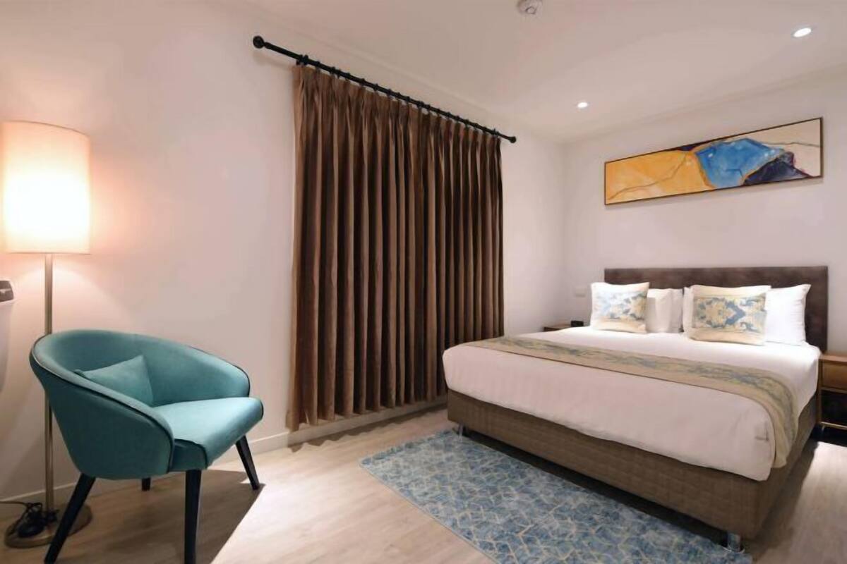 1 quarto, roupas de cama premium