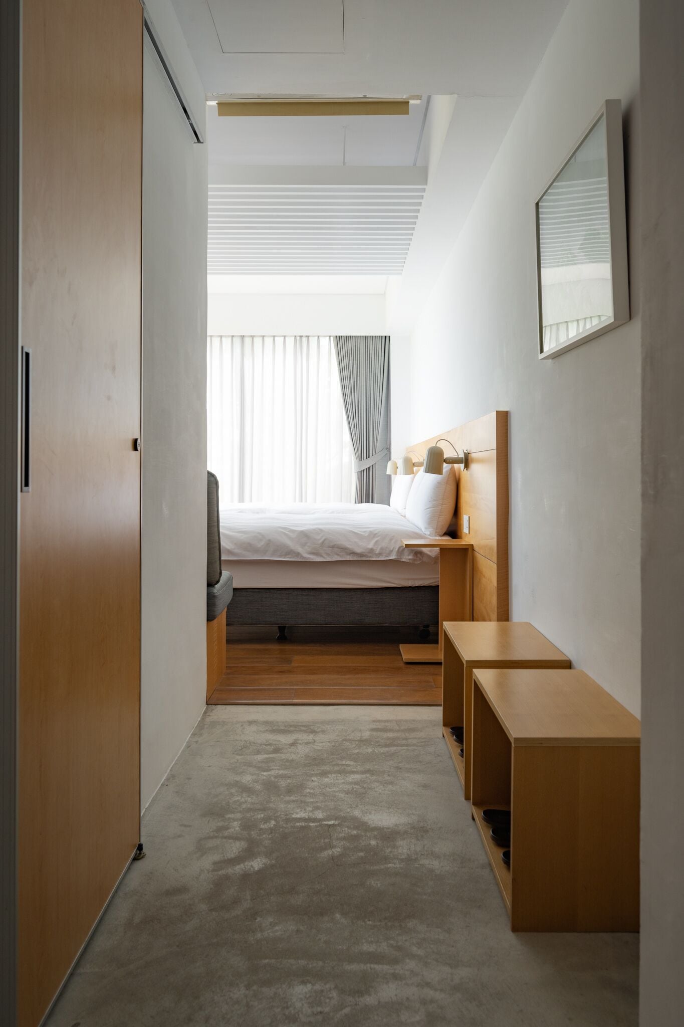 family room | individually decorated, individually furnished, desk, blackout curtains