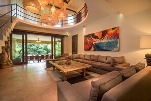 Familievilla | Opholdsområde | LCD-tv