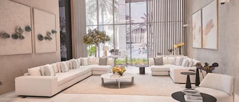 Lobby sitting area