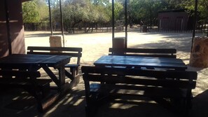 Breakfast, lunch, dinner served; local and international cuisine 