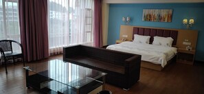 Executive Double Room | Desk, blackout drapes, free WiFi