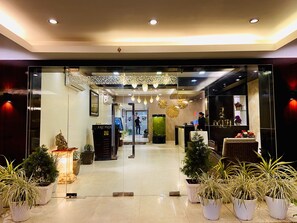 Front of property – evening/night - Hotel KRC Palace (Tezpur)