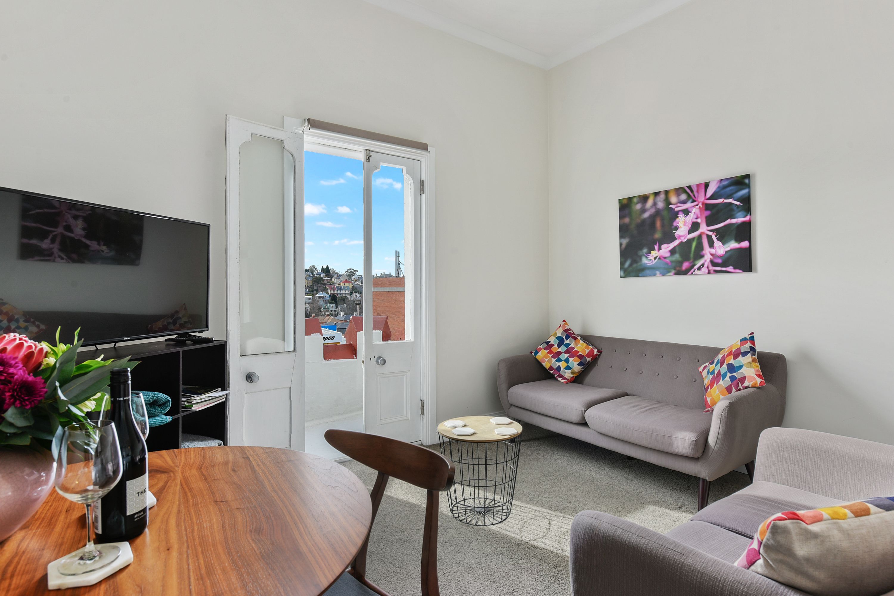 Apartment 4 First Floor One Bedroom | Living area | LED TV