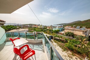 双人房, 阳台, 海景 | 阳台景观