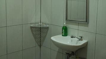 Towels, soap, shampoo